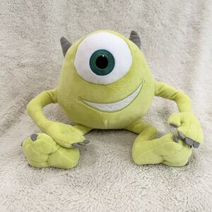 Disney Store Pixar Monsters Inc Mike Wazowski 10” Plush Stuffed Animal